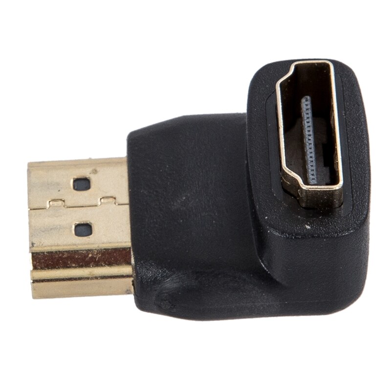 Hdmi Haakse Man-vrouw Adapter & Hdmi Haakse Port Saver Adapter (Man-vrouw)-270 Graden-Verticale