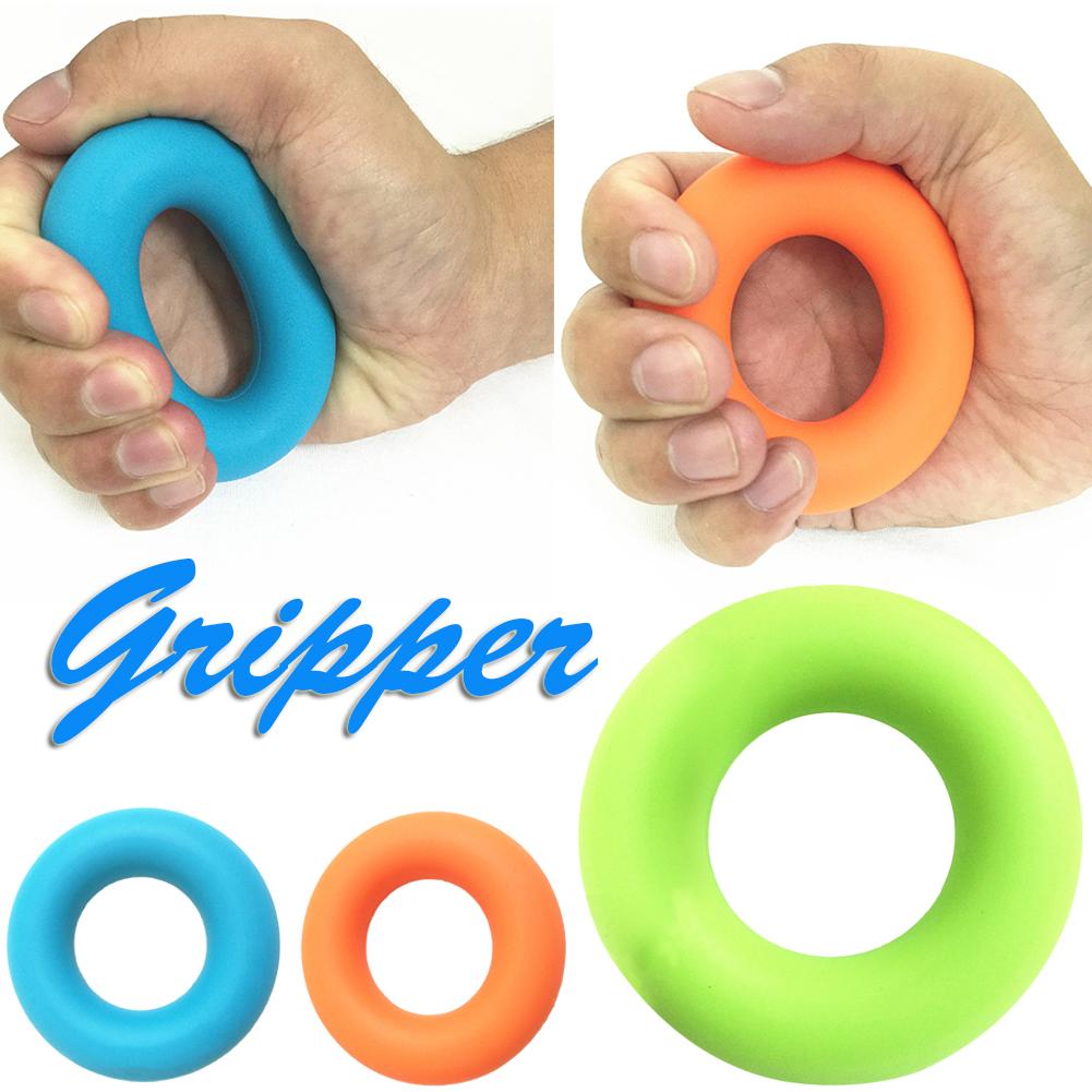 Handgreep Strengthener En Vinger Uitoefenaar Draagbare O-Vorm Handgreep Onderarm Ring Hand Exerciser Siliconen Knijper Grijper
