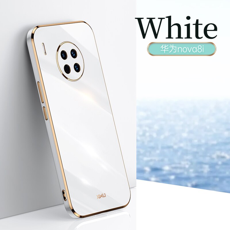 Voor Huawei Honor X20 Case Cover Zacht Tpu Case Voor Huawei Honor X20 Anti-Val Anti-vingerafdruk Camera Bescherming: WHITE