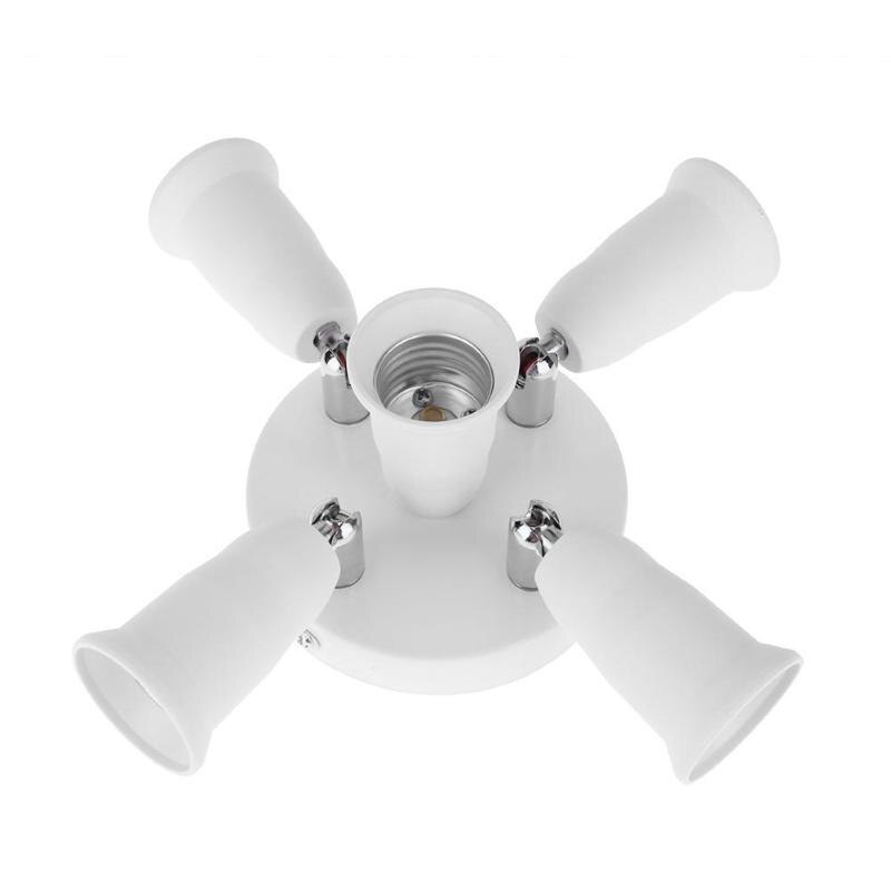 Draaibare 3/5/9 Heads Edison Schroef E26 E27 Gloeilamp Socket Splitter Verstelbare Lamp Houder Adapter Converter Lamp Base Houder