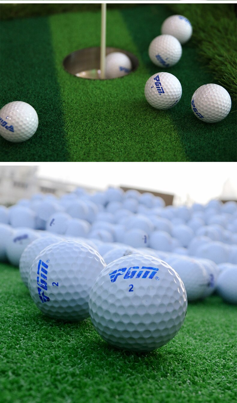 5 st / mycket högkvalitativa golfbollar två lager övningsspel boll dubbelskikt boll långdistans utomhus sport  q002-4