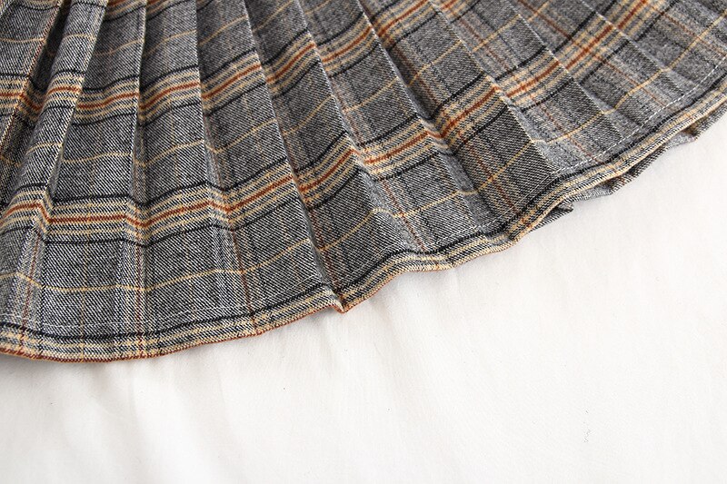 Baby Girl Skirt 2-6 Year Toddler Girl Plaid Skirt Casual Spring Children Clothing Babe Pleated Tutu Skirt