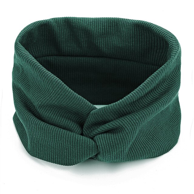 Bandeau d'hiver pour femmes, nœud supérieur, turban, bandeau, accessoire pour cheveux couleur bonbon: 622960
