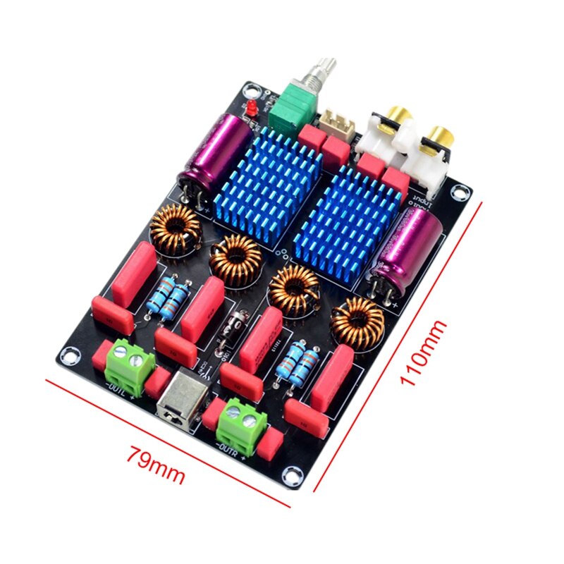 Tpa3116 2.0 podwójny układ scalony Wima wysokiej klasy karta robić cyfrowego wzmacniacza mocy (100W + 100W)