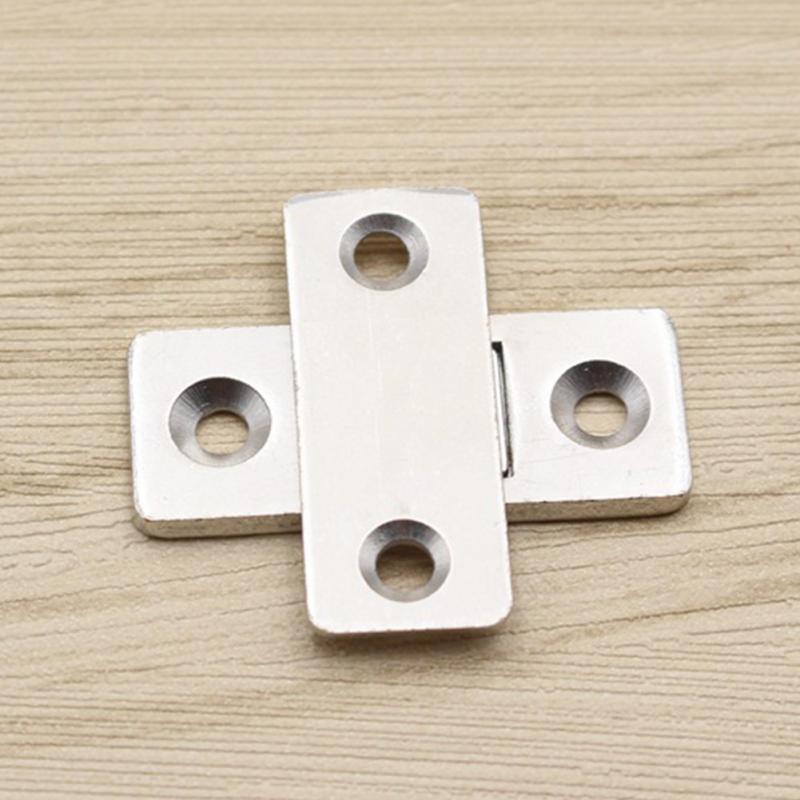 2 stk stærk ultra tynd magnetisk dørlås dørlukker lås dørlåsemagnet til møbelskabskab med skruer
