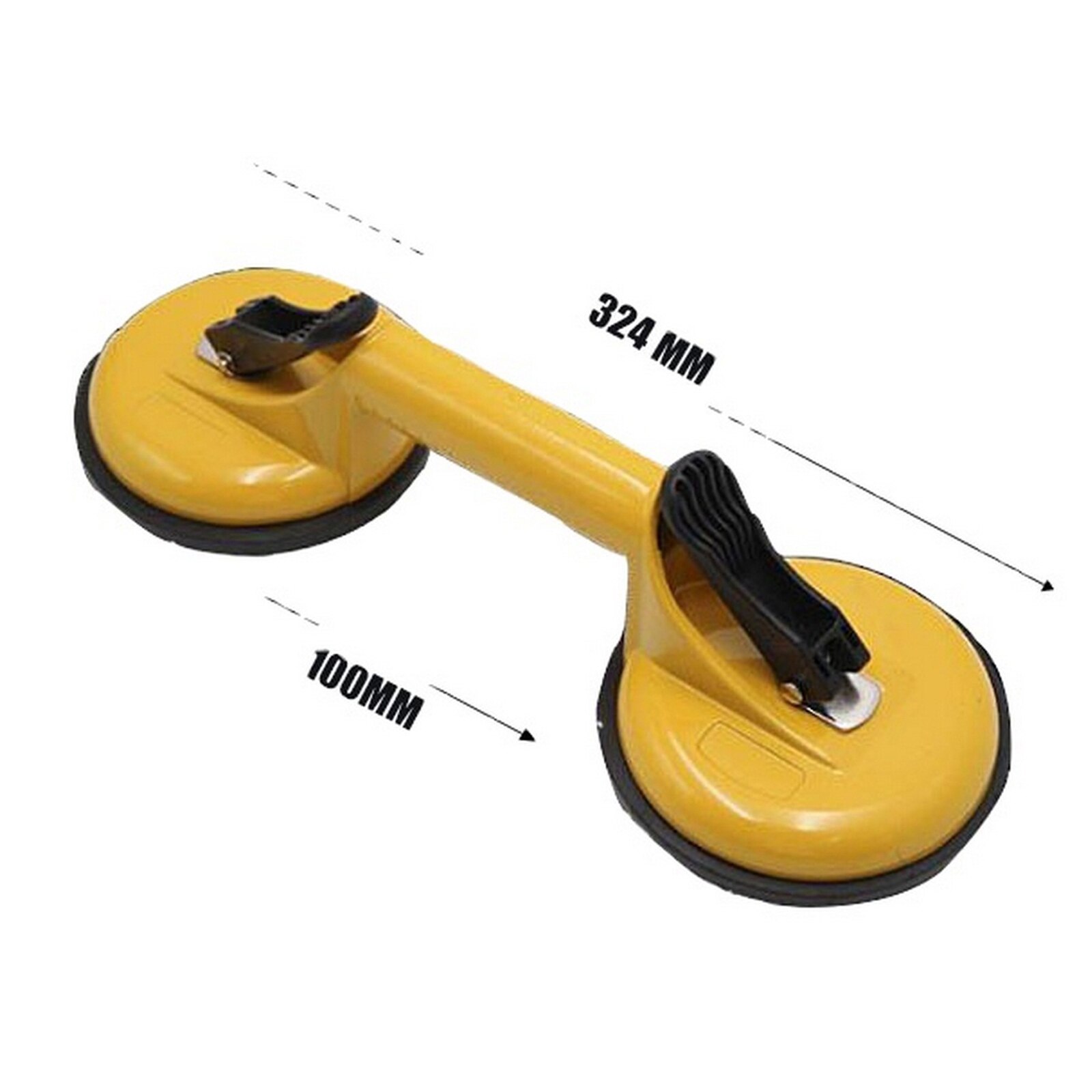 Vacuum Suction Cup Glass Lifter Powerful Glass Tile Carrier Gripper Sucker Plate for Glass Tiles Mirror Granite Lifting Tool: 1pcs