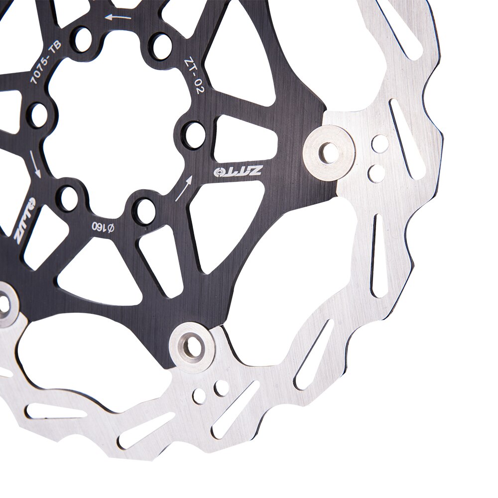 ZTTO 180mm 160mm DH Brake Floating Rotor Stainless Steel MTB Disc Hydraulic Brake pads For Mountain Road CX Bike Bicycle parts