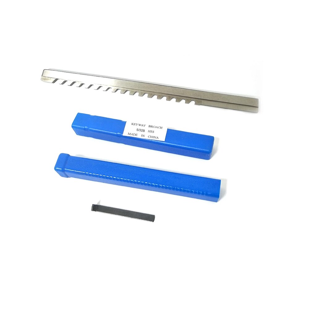 Broche pour machine à brocher CNC, outil de coupe HSS en acier rapide de 5/32 B pouces