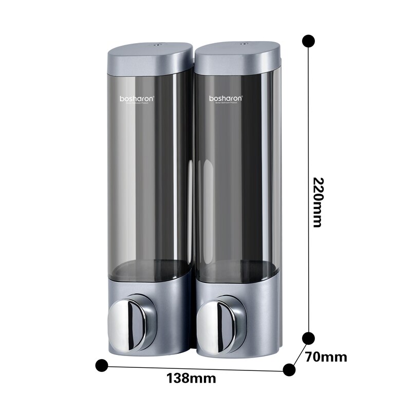 Einzigen Doppel verdreifachen 300ml Seife Spender Zauberstab-montieren Dusche Schlecht Shampoo Spender Flüssigkeit Seife Container Schlecht Zubehör