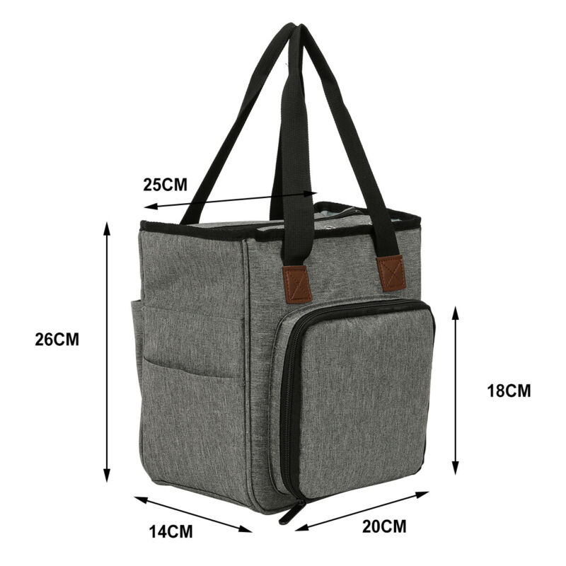 multifunzione uncinetto ganci filato Deposito Tote Borsa maglieria attrezzo accessorio trasportare Organizer Astuccio