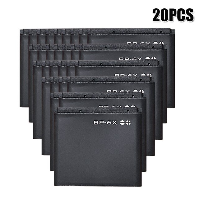 100% Original BP-6X BP6X Replacement Phone battery For Nokia 8800 8800S 8800 Sirocco N73I 8860 8860 8801 Rechargeable Li-Po Cell