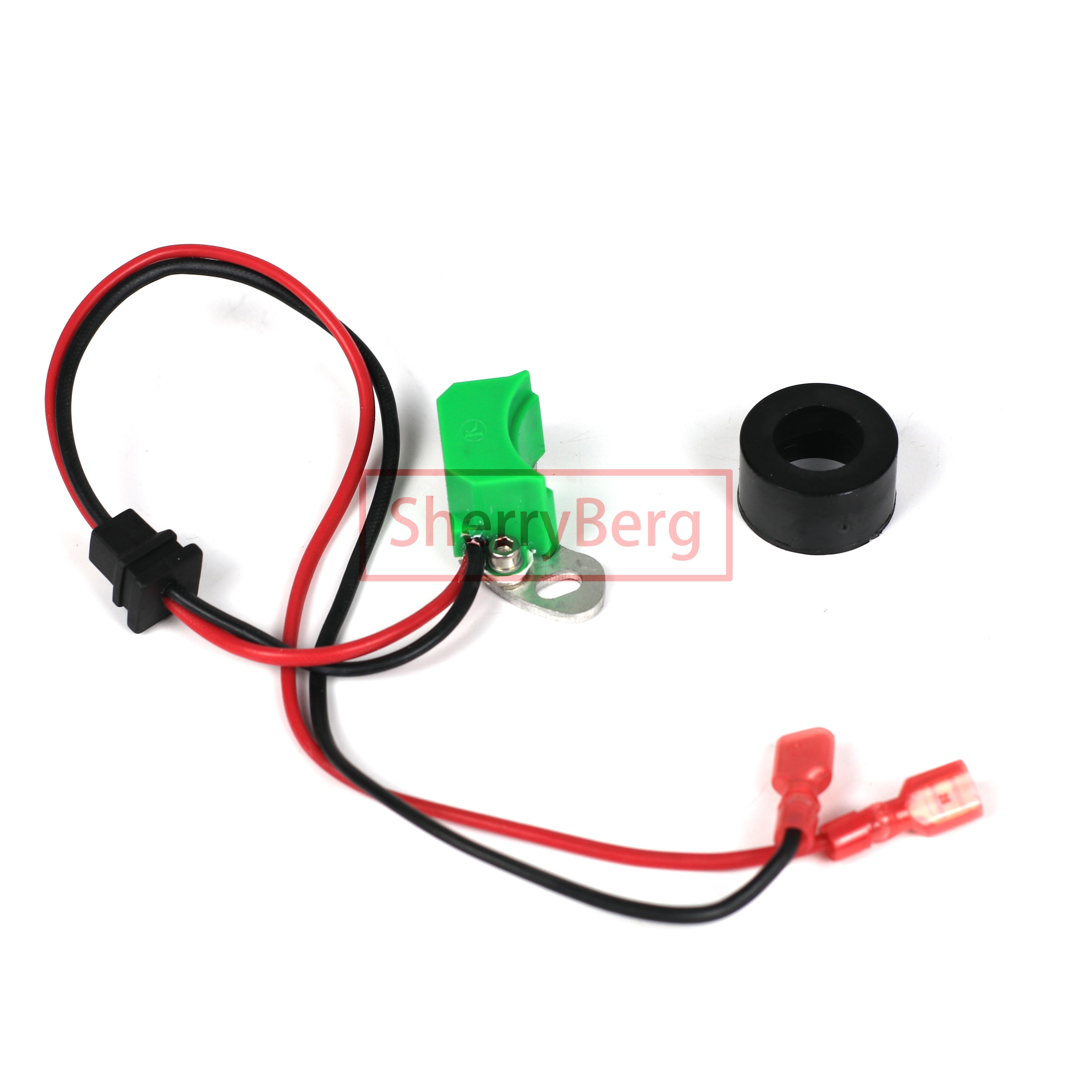 SherryBerg-KIT de encendido electrónico compatible con VW Beetle, conversión de encendido electrónico para Bosch con vacío, 034, distribuidor