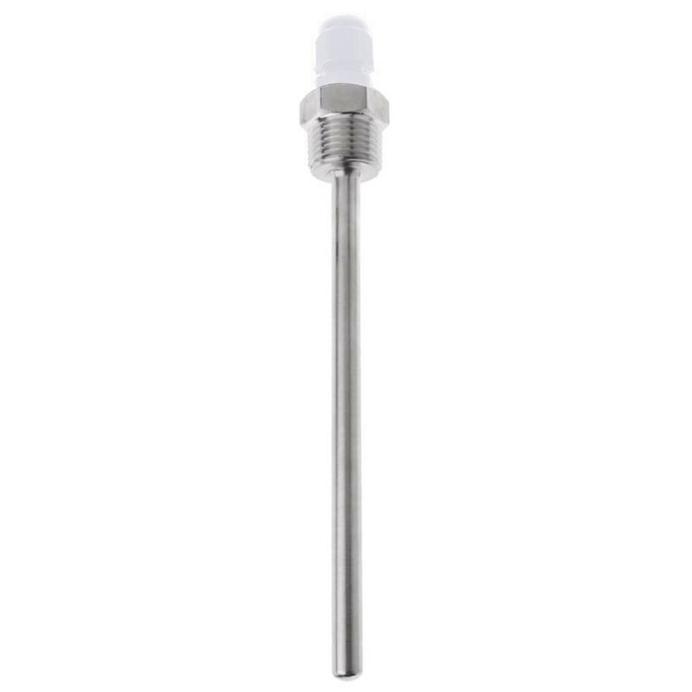 Thermowell de aço inoxidável L30-300mm 1/2 bsp g rosca para sensores de temperatura caber diâmetro 6mm tubo termômetro higrômetro: Vermelho