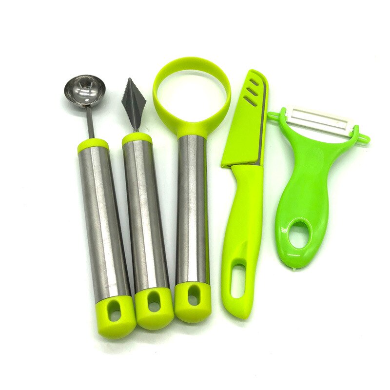 Juego de moldes para cortar frutas y verduras, utensilios de cocina para decoración de alimentos, cortador, rebanador de pasteles, cuchillo para tallar fruta, 5 uds./11 Uds./21 Uds.