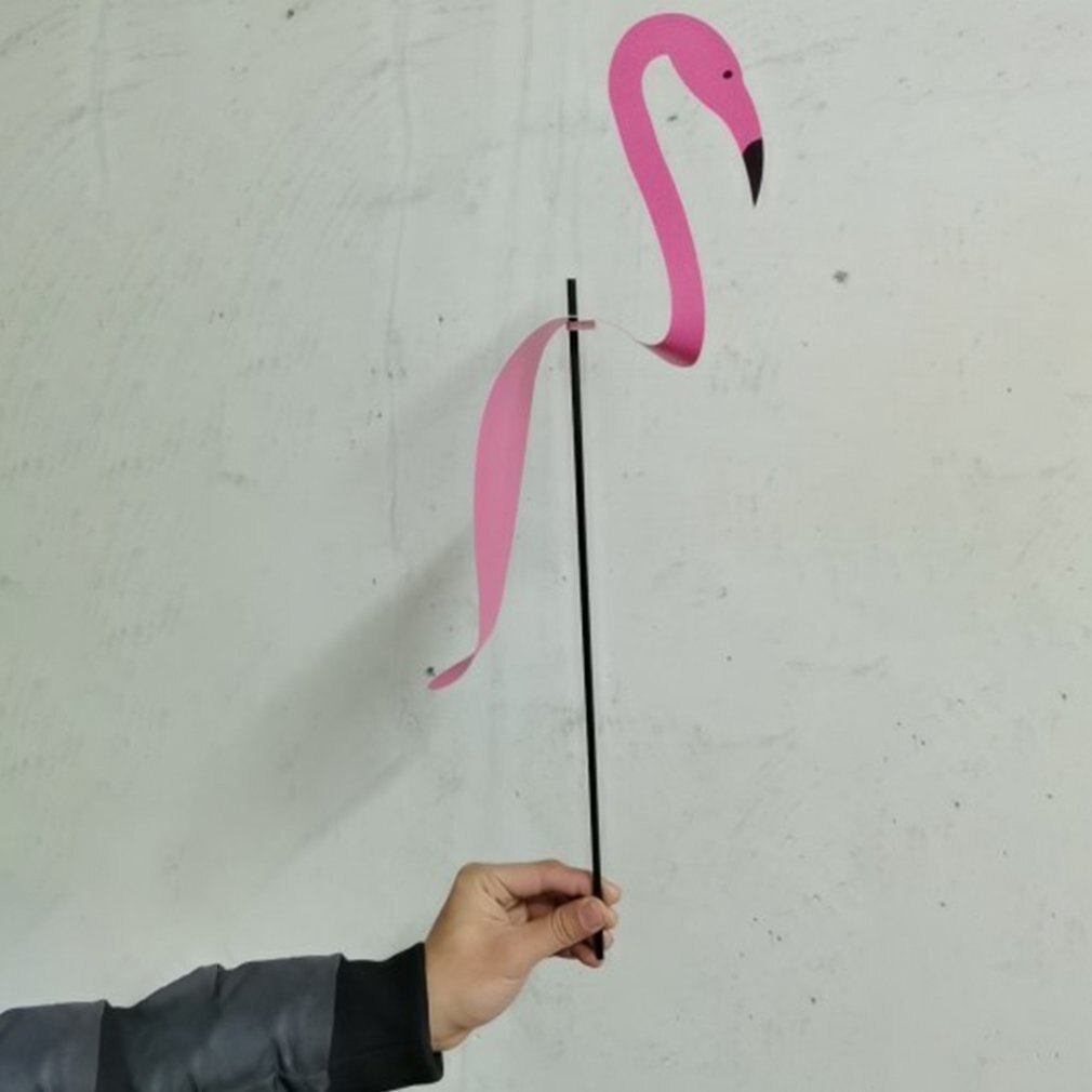 Tuin Flamingo Wind Indicator Grillige Roterende Vogel Sculptuur Absoluut Prachtige Unieke Dynamische Vogel Tuin Yard Decoratie: Pink flamingo