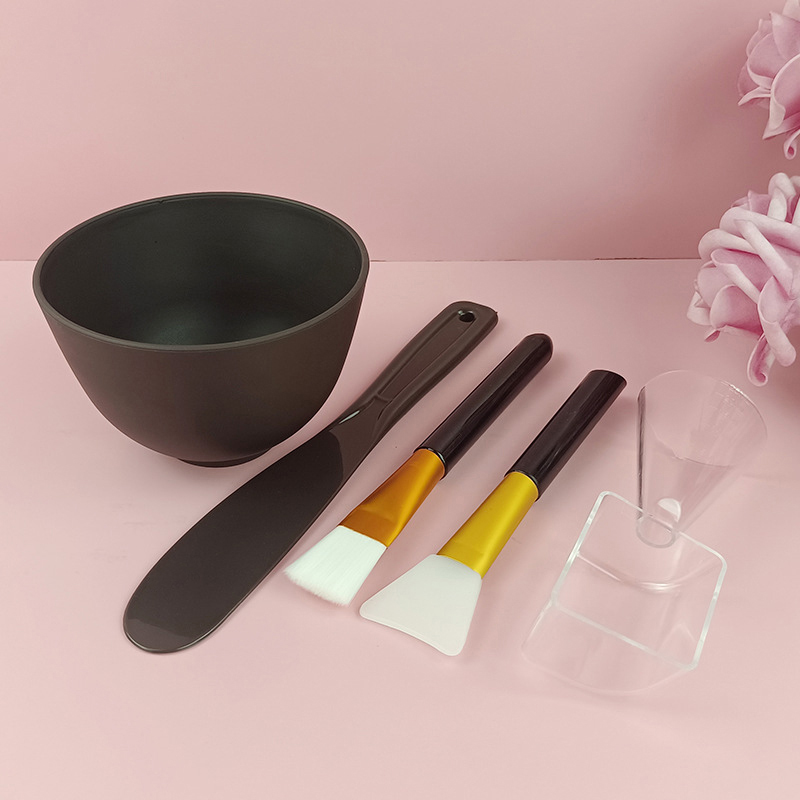 Juego Facial para mezclar mascarillas, Kit de herramientas para el cuidado de la piel Facial para niñas, suministros de belleza para maquillaje, 2/3/4/5 Uds.: Blanco
