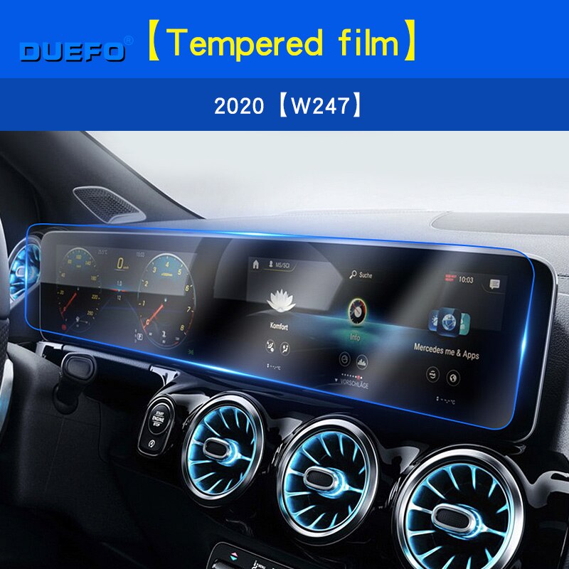 Beschermfolie voor het dashboard van de auto, geharde folie voor mercedes  w213 gle  w167 x167 glb  w247 interieurbediening, tpu-folie sticker