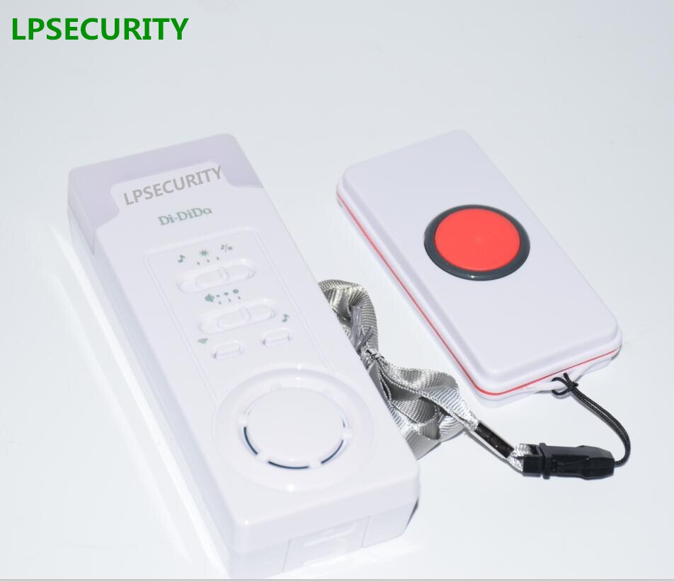 LPSECURITY wireless call home elderly patient emergency long distance radio caller alarm pager(no battery included)