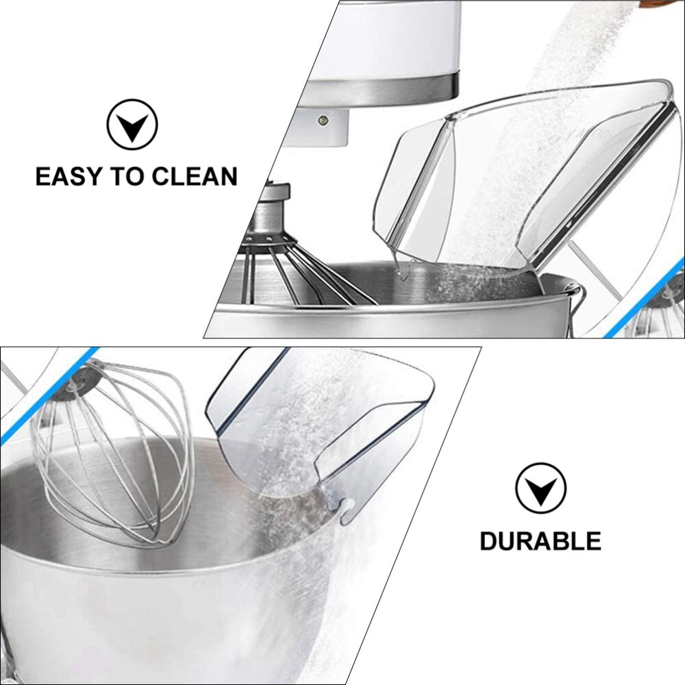 Kitchen Pouring Shield Mixing Bowl Splash-proof Guard Mixer Oil-proof Cover