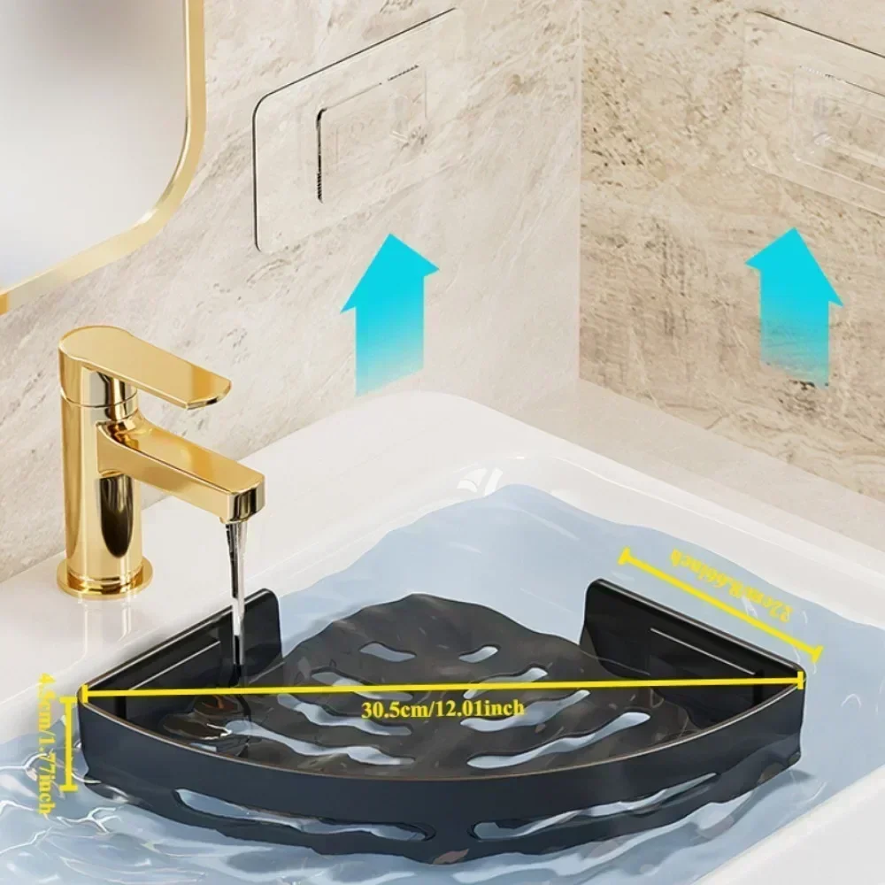 Soporte para champú para baño, estantes adhesivos para ducha, almacenamiento sin taladro, soporte para toallas esquineras, estantes para Baño, 3/2/1 Uds.