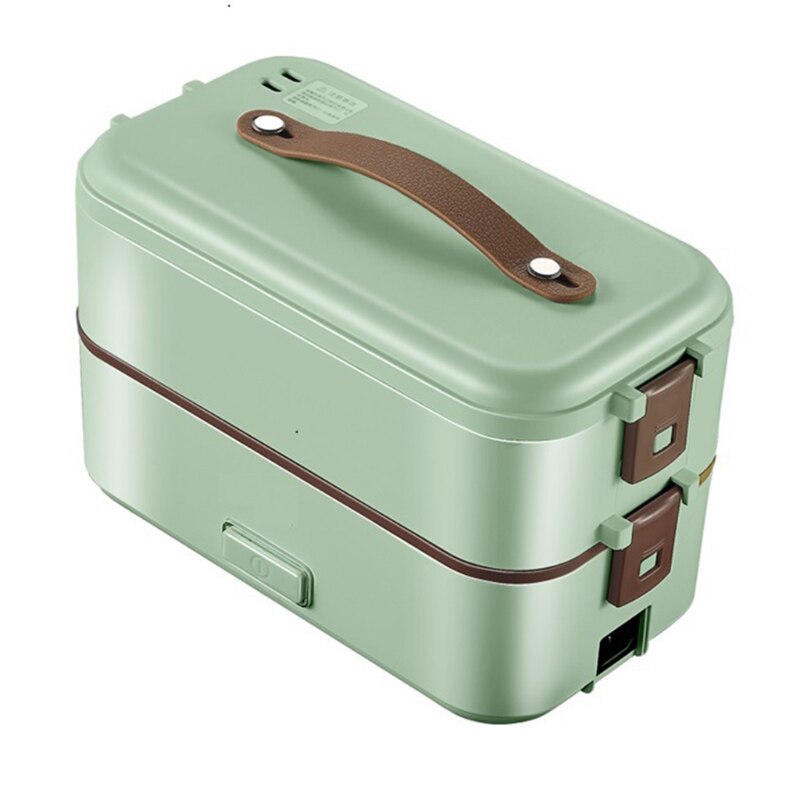 Fiambrera eléctrica de calefacción de una sola/doble capa enchufe de la UE/EE. UU., contenedor de preservación de alimentos, vajilla de aislamiento portátil, Alimentos S: GN-US2