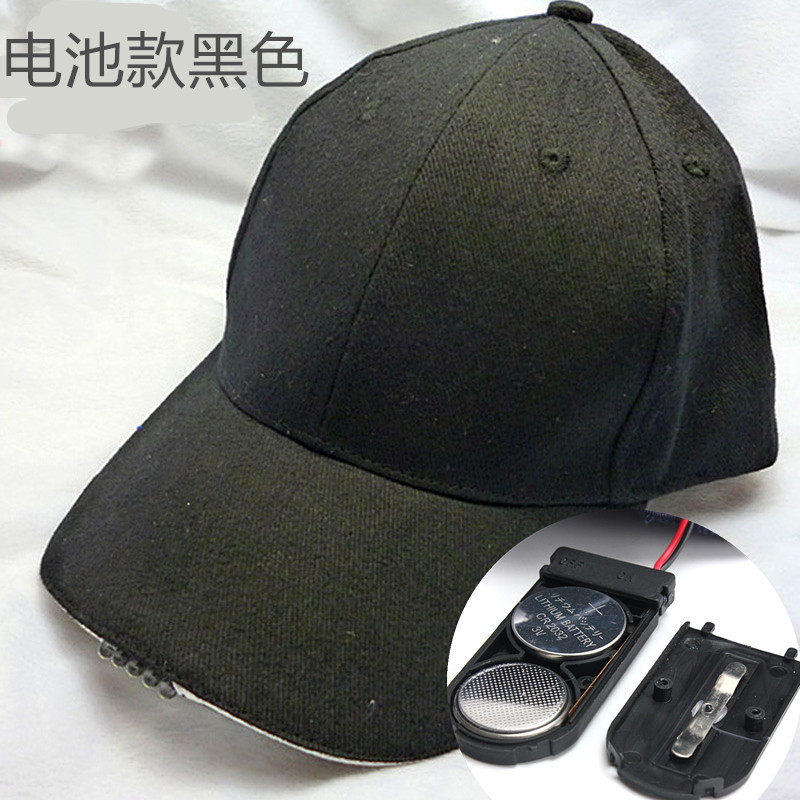 Led-zaklamp, weerbestendig, stijlvol en functioneel, handige handsfree verlichting, veelzijdige led-vissershoed: Donkergrijs