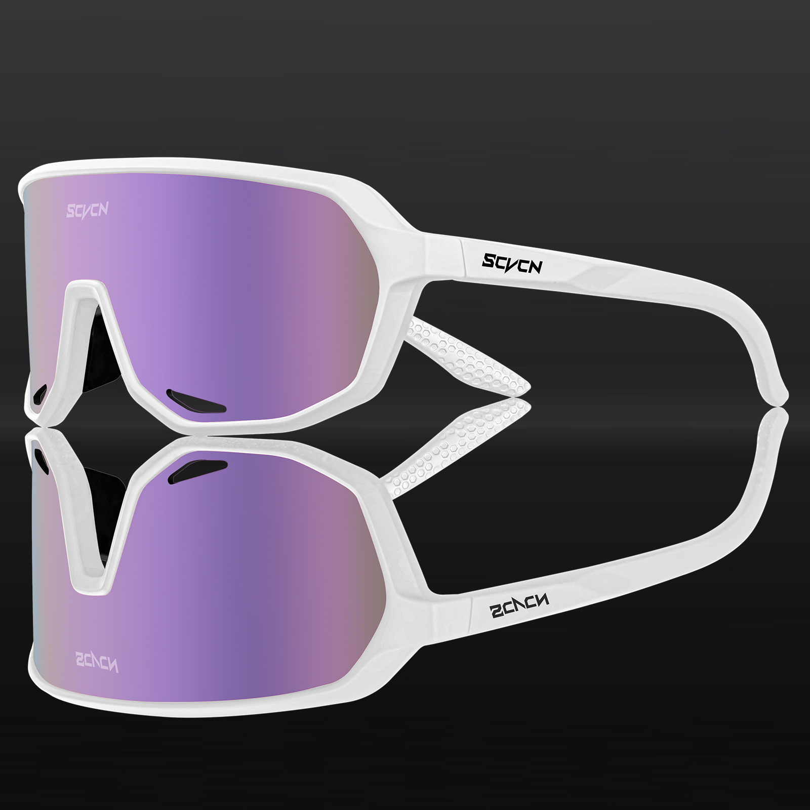 SCVCN Men Cycling Glasses Photochromic Sunglasses Mountain Bike Road Bicycle Eyewear MTB Cycle Goggles Sports UV400 Glasses: MULTI