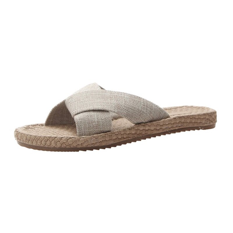 Sommartofflor dam strandtofflor skor boho havsflip flops sandaler tofflor casual halkfria glidskor