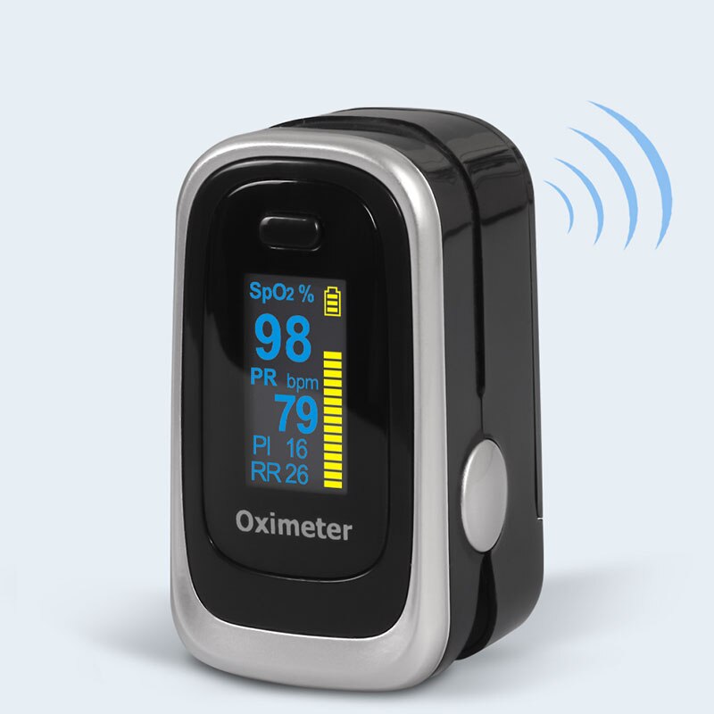 OLED Digital Pulse Oximeter PR PI Heart Rate Monitor SPO2 RR Oxygen Saturation Pulse Meter Portable Finger Oximeter Health Care