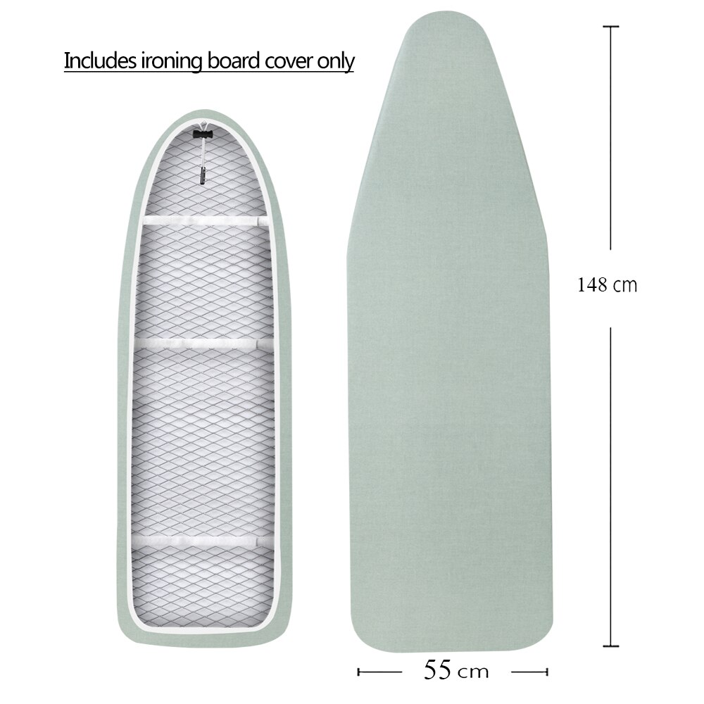 Cotton Ironing Board Cover Large Printed Ironing Board Cover Protective Non-slip Thick Colorful for Home Cleaner 148x55cm