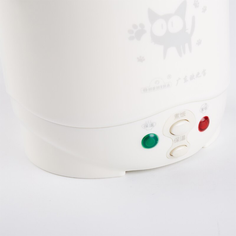 Cuiseur de riz 1l, utilisé dans la maison, 110v à 220v ou voiture 12v à 24v, suffisant pour deux personnes avec des Instructions en anglais