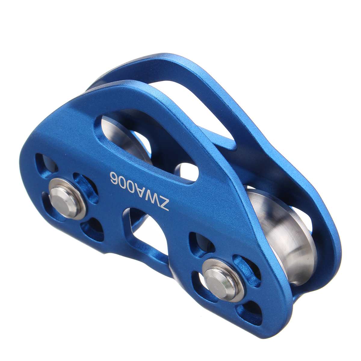 30KN Zip Line Trolley Climbing Buckle Pulley Roller Gear On For Outdoor Sports Rock Climbing Carabiner Rescue Cable Trolley