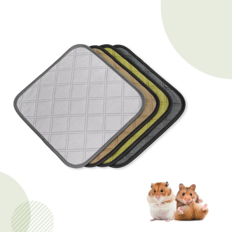Hamsterbo-underlägg blöjunderlägg tvättbart husdjursskydd mot smuts för marsvin burunderlägg litet djurmarsvin skötunderlägg tillbehör för husdjur