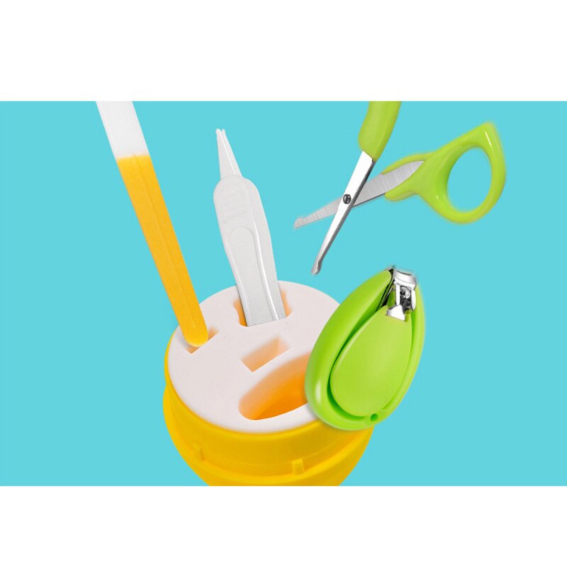 Baby Nagel Haarschneidemaschine einstellen Nagel Haarschneidemaschine Baby Art Baby Nagel Haarschneidemaschine Nase Clip Anti-Fleisch Baby Sicherheit Nagel Schere 4 stück einstellen