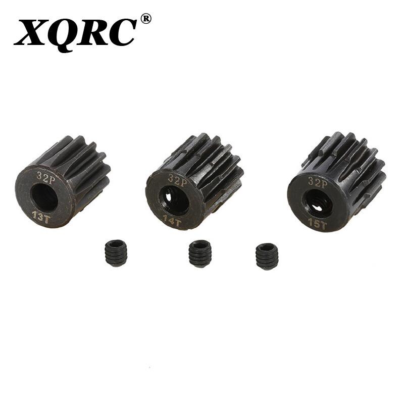 Overtreffen-Hobby 32P M0.8 5Mm 13T 14T 15T 16T 17T 18T 19T 20T 21T Zwart Stalen Metalen Pinion Motor Gear Voor 1/10 Rc Model Auto Motor