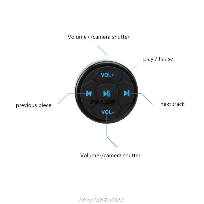 Universal Car Steering Wheel Wireless Bluetooth-compatible Remote Control Media Button for Mobile Controller S24 20