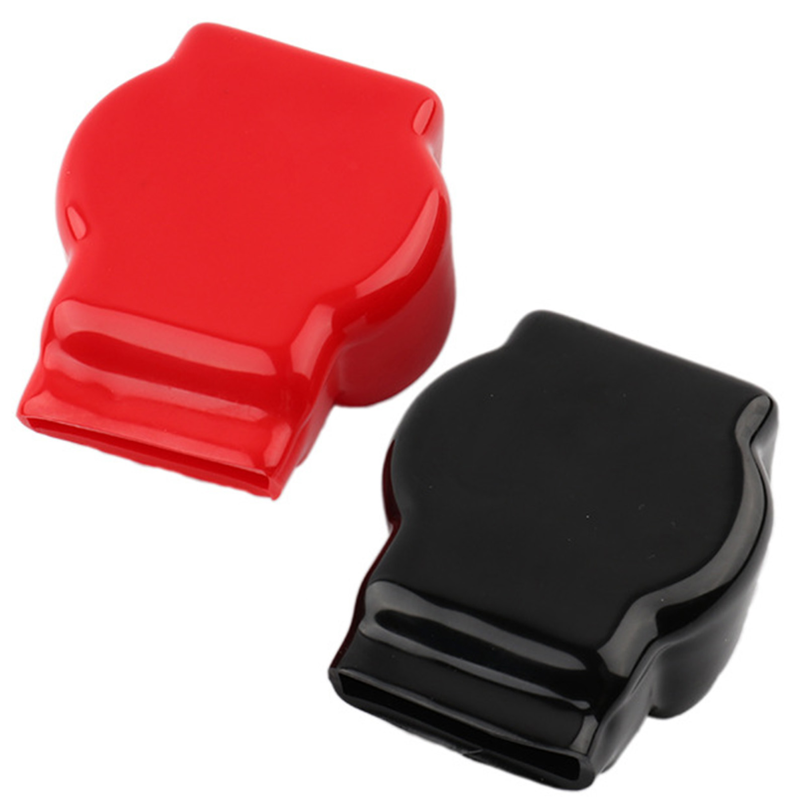 2 stücke Batterie klemme Abdeckung positiv Negativ oben Post Kappe Schutz Universal- für Auto Motorrad LKW Batterie Stecker Abdeckung: Ursprünglich Titel