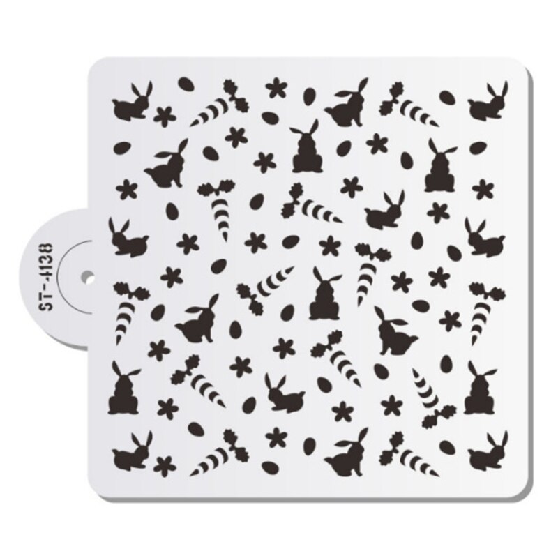 Plantillas reutilizables para decorar pasteles, molde de decoración, H3CC: G