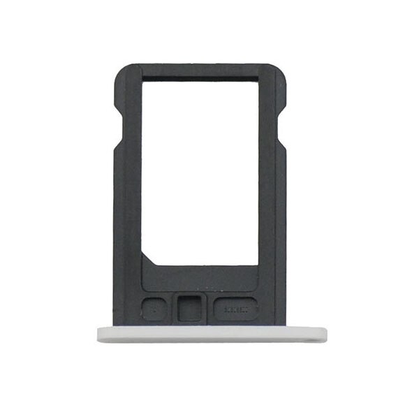 5 Kleuren Sim Card Tray Slot Houder Vervanging Voor Apple Iphone 5C Sim Card Slot Lade Voor Cover Iphone 5C Accessoires: WHITE