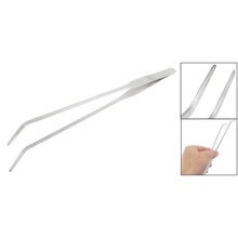 Reptilien-Futterzange Edelstahl - 26,9 Cm, Mit Gummispitze, 2 Stück (gerade & Gebogen)