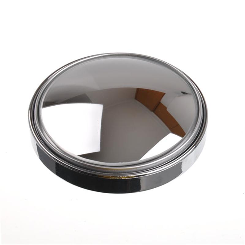 3R-036 Stick-on Convex Blind Spot Rearview Mirror with Adjustable Wide Angle - 75mm (Silver)