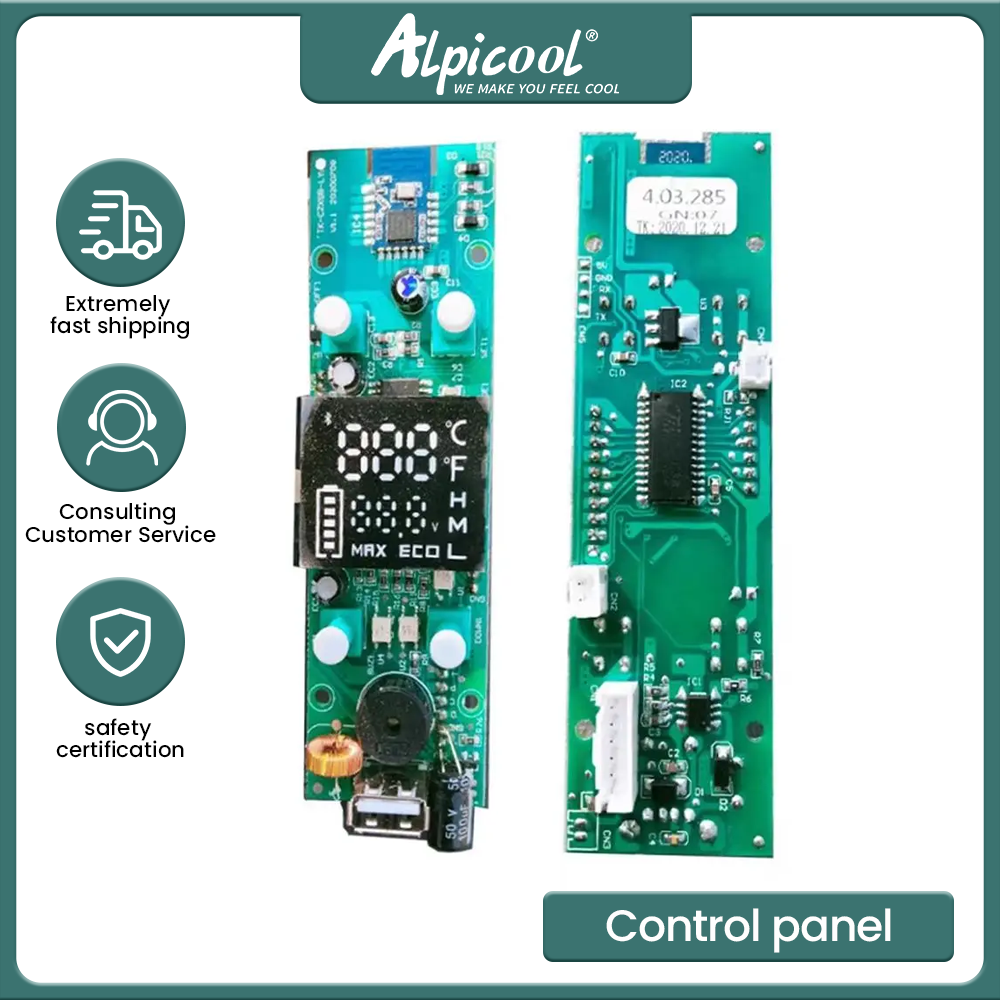 Alpicool Auto-Kühlschrank-Bedienfeld, kleiner Gefrierschrank, tragbarer Kühler für den Heimgebrauch, Fahrzeug, LKW, kalter Mini-Kühlschrank mit Bluetooth