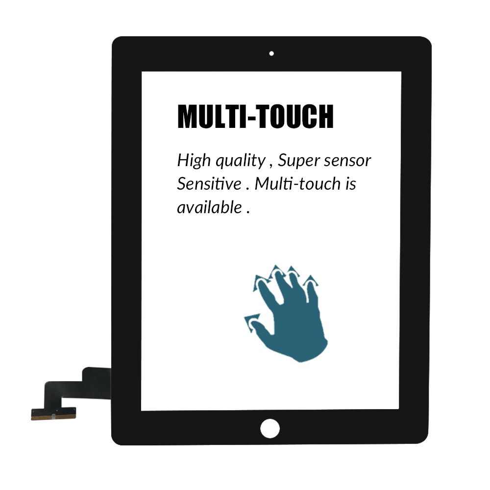 9.7 "Touch Screen Glas Für iPad 2 A1395 A1396 A1397 Touch Panel LCD Outer Display Ersatz Digitizer Sensor