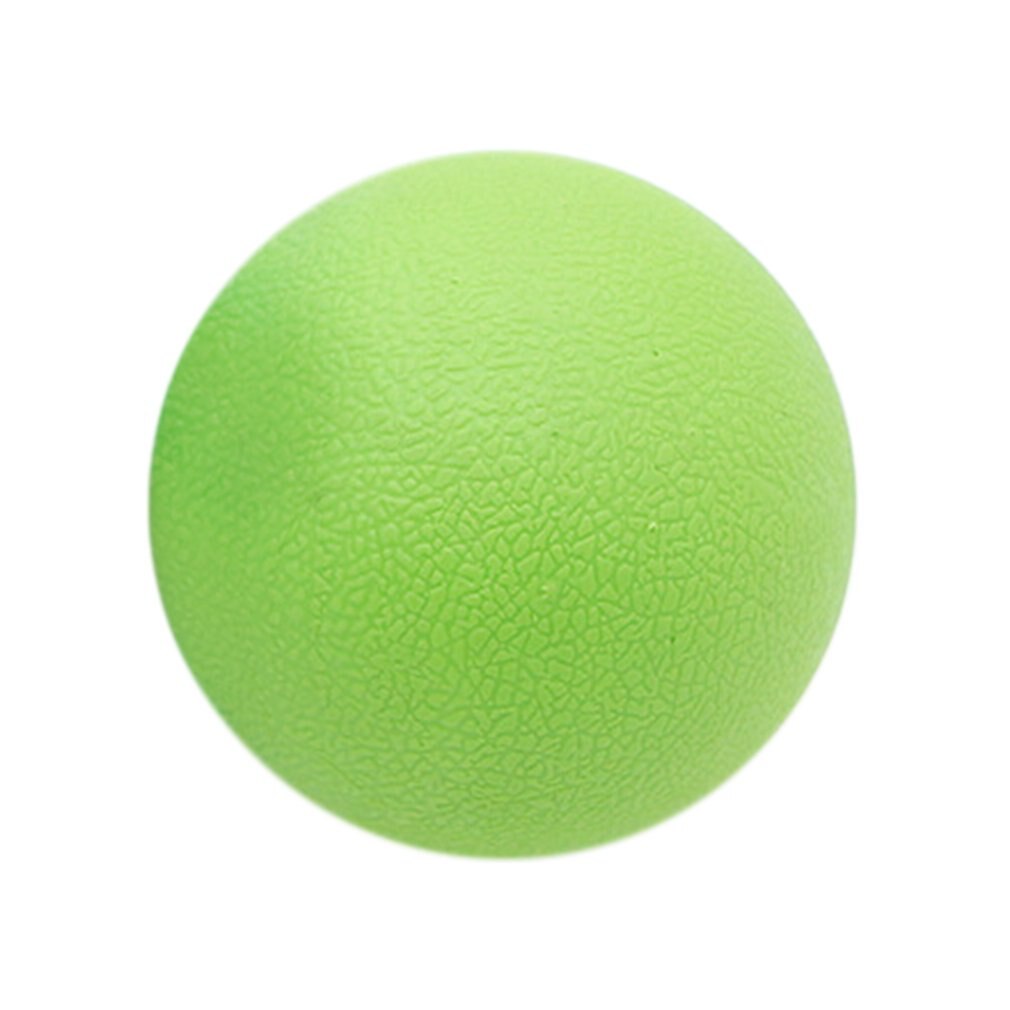 Bola de Fascia de TPE, Bola de Lacrosse para relajación muscular, ejercicio deportivo, Fitness, Yoga, cacahuete, Bola de masaje, Punto disparador, alivio del dolor de estrés: Verde
