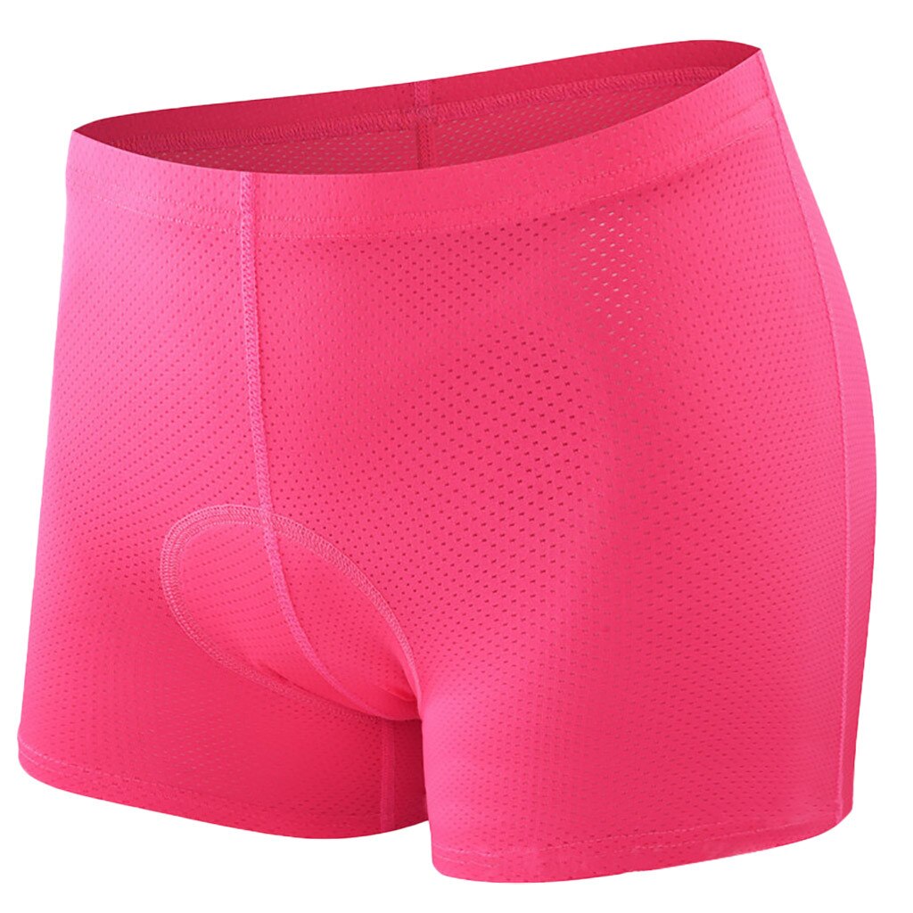 Unisex uv beskyttelse cykel shorts ensfarvet komfortabel svamp gel 3d polstret shorts åndbar cykel cykel shorts  #lr2: Xxl