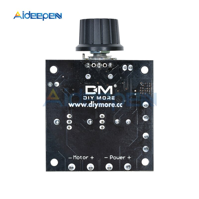 Dc 12v-40v 10a 400w auto pwm dc motorhastighedsregulator modul volt regulator lysdæmper 3 khz frekvens med drejeknap 24v 32v