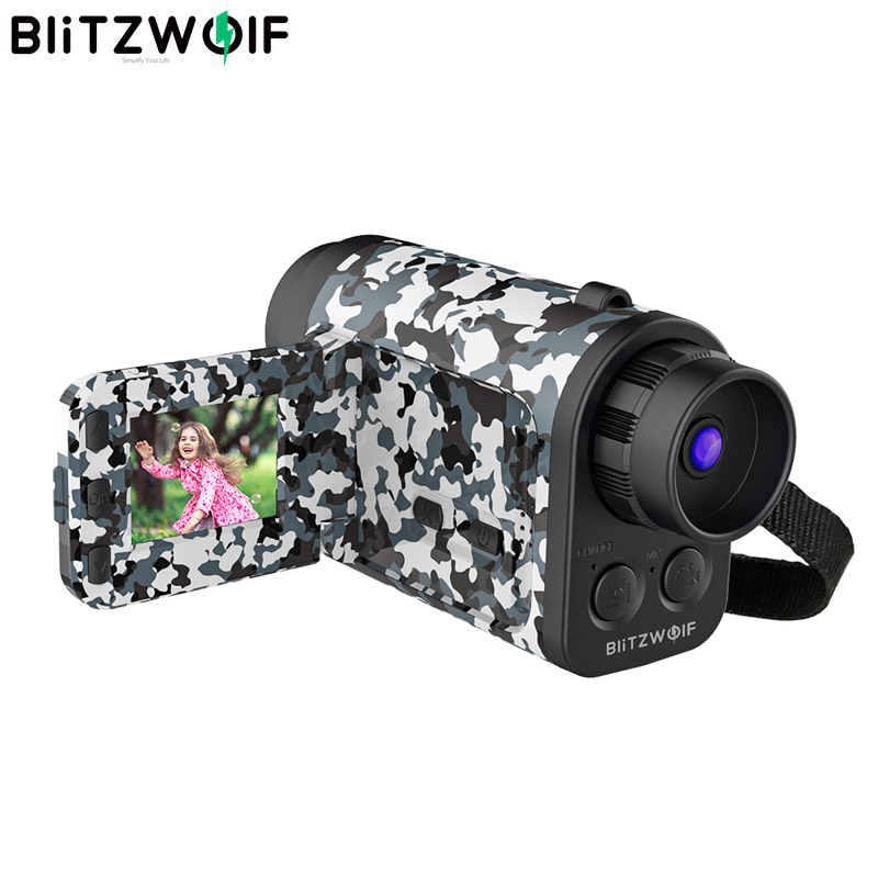 Blitzwolf BW-KC3 Monoculaire Telescoop Camera 60X Zoom 1500M Telescoop Vision Remote Audio-ingang Vooruitziende Video-opname
