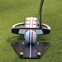 Golf putting spegel träningsuppriktning bärbar spegel golfhjälp uppriktningsverktyg putting tutor golfträningstillbehör
