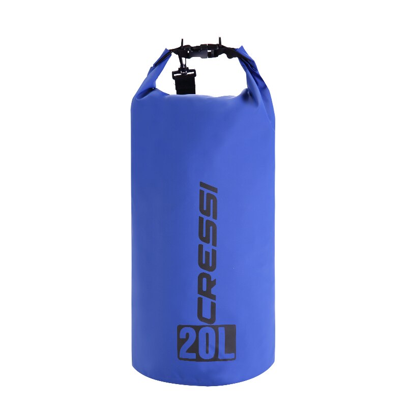 Cressi Dry Bag Duiken Zakken Grote Volume Duikuitrusting Zak Waterdichte Tas voor Snorkelen Dive 5L 10L 15L 20L carry: Dark Blue 20L