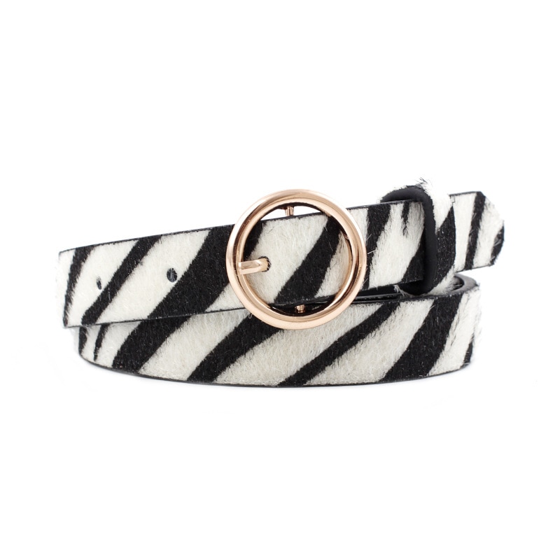 Mode Luipaard Riem Vrouwen Snake Zebra Luipaard Print Taille Riem Pu Leer Gouden Ring Gesp Riemen Voor Dames vrouwelijke